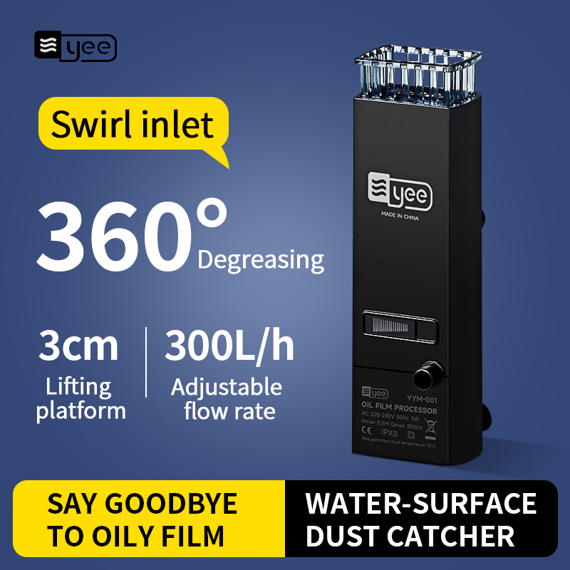 Protein Skimmer Reef - 3W Aquarium Surface Oil Skimmer Filter