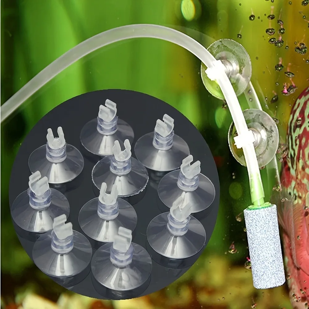 Aquarium Fish Care - 10pcs Rubber Aquarium Fish Tank Suction