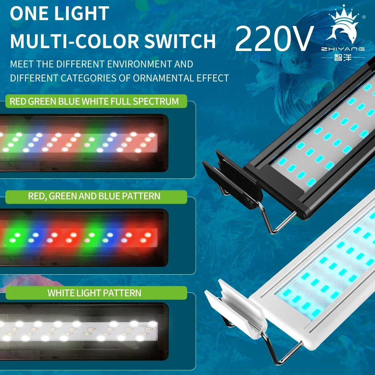 220V  fish tank light LED ligh - огляд і ціна Aquarium Led Light