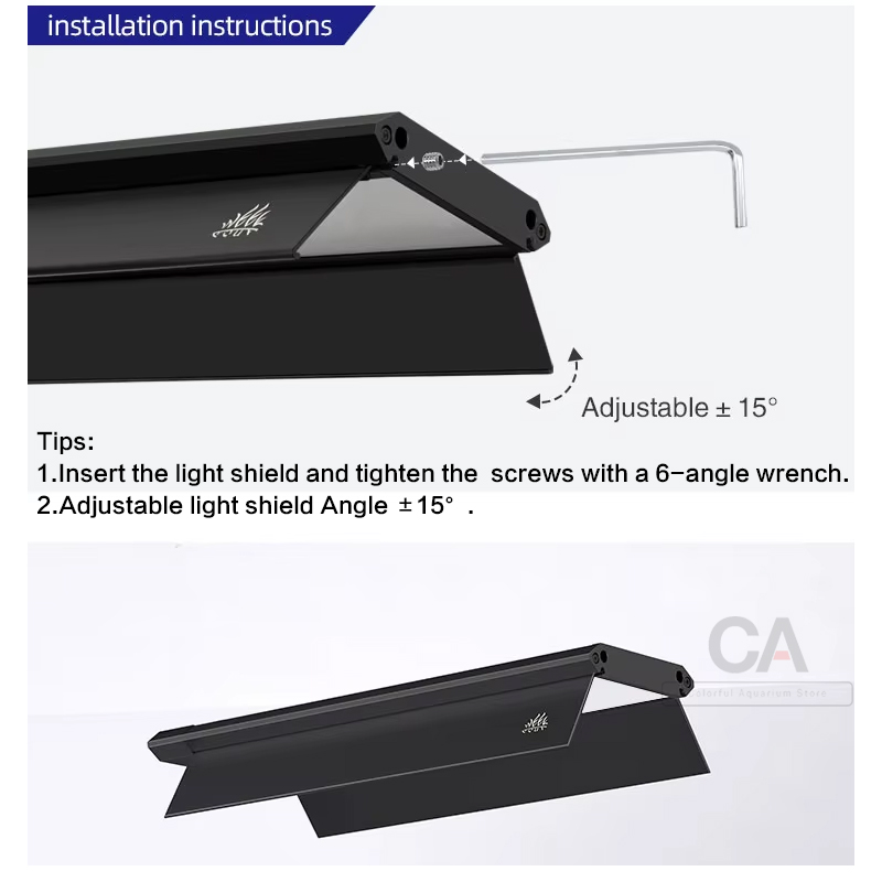 WEEK AQUA Aquarium Lamp Access - огляд і ціна Aquarium Fish Light Lamp