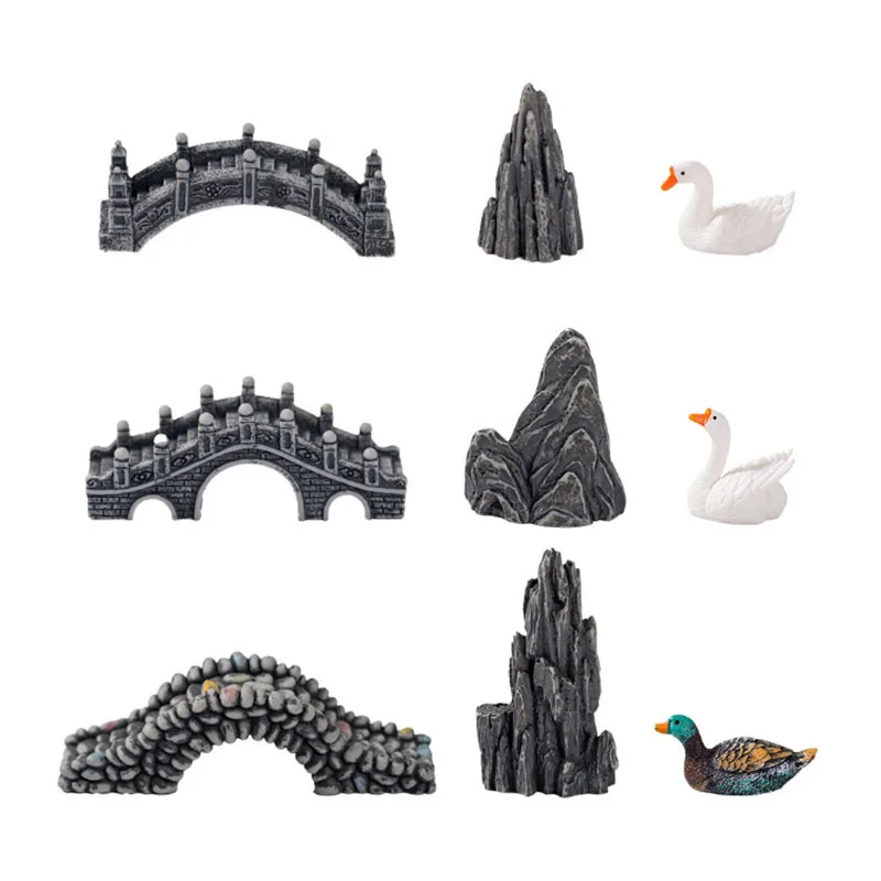 Mini Aquarium Resin Bridge Dec - огляд і ціна Aquarium Fish Bridge