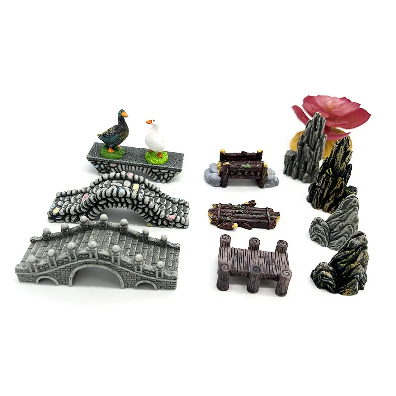 Mini Aquarium Resin Bridge Dec - огляд і ціна Aquarium Fish Bridge