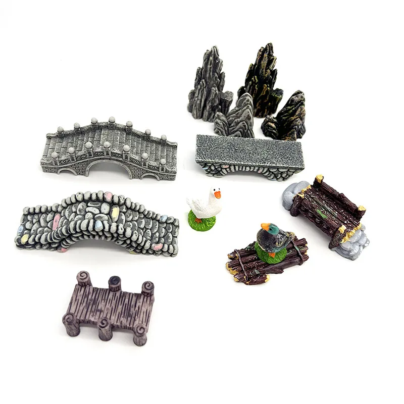 Mini Aquarium Resin Bridge Dec - огляд і ціна Aquarium Fish Bridge