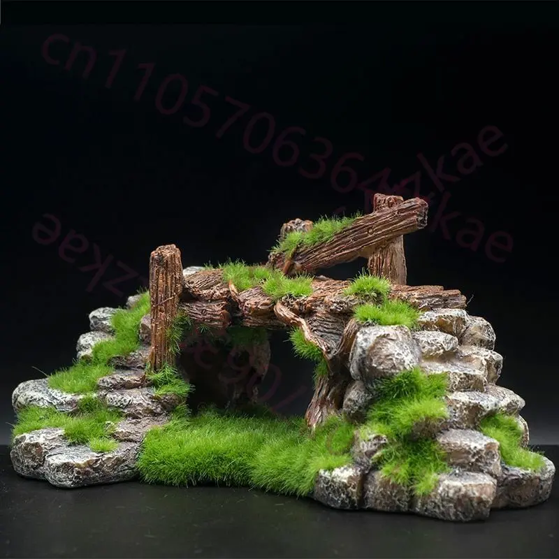 Creative Fish Tank Resin Ornam - огляд і ціна Aquarium Fish Bridge