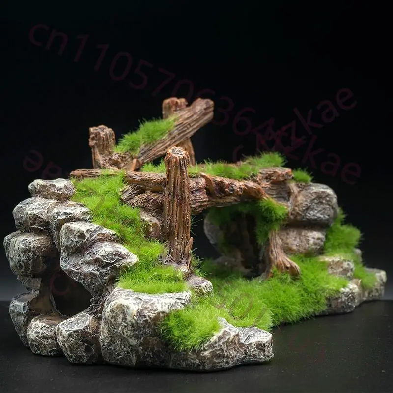 Creative Fish Tank Resin Ornam - огляд і ціна Aquarium Fish Bridge