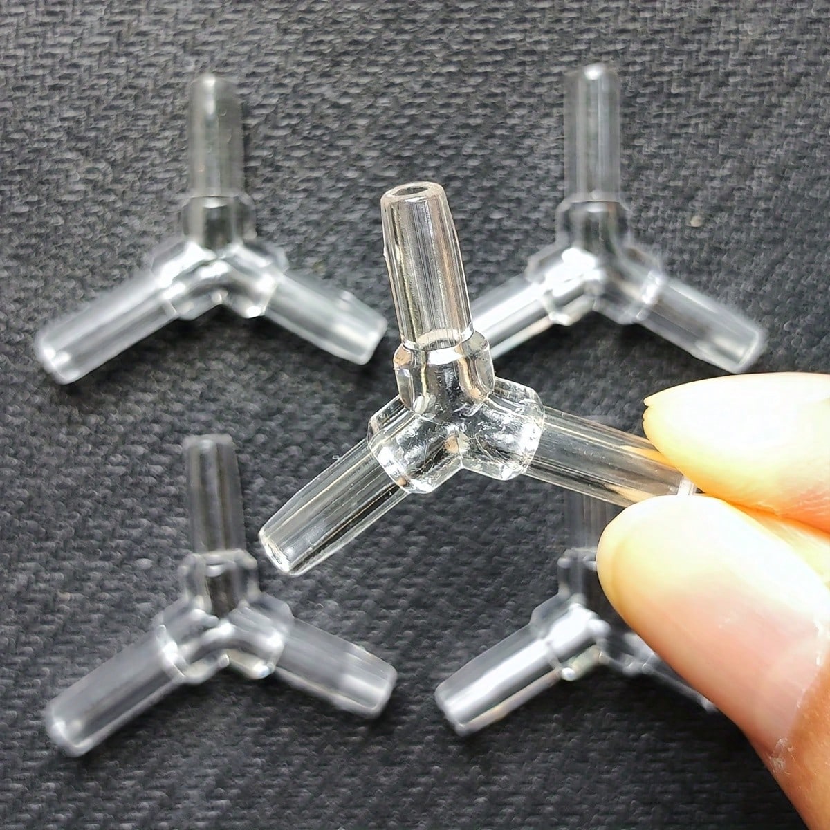 10 Pcs 4mm  Clear Plastic Aqua - огляд і ціна Fish Toy In Aquarium