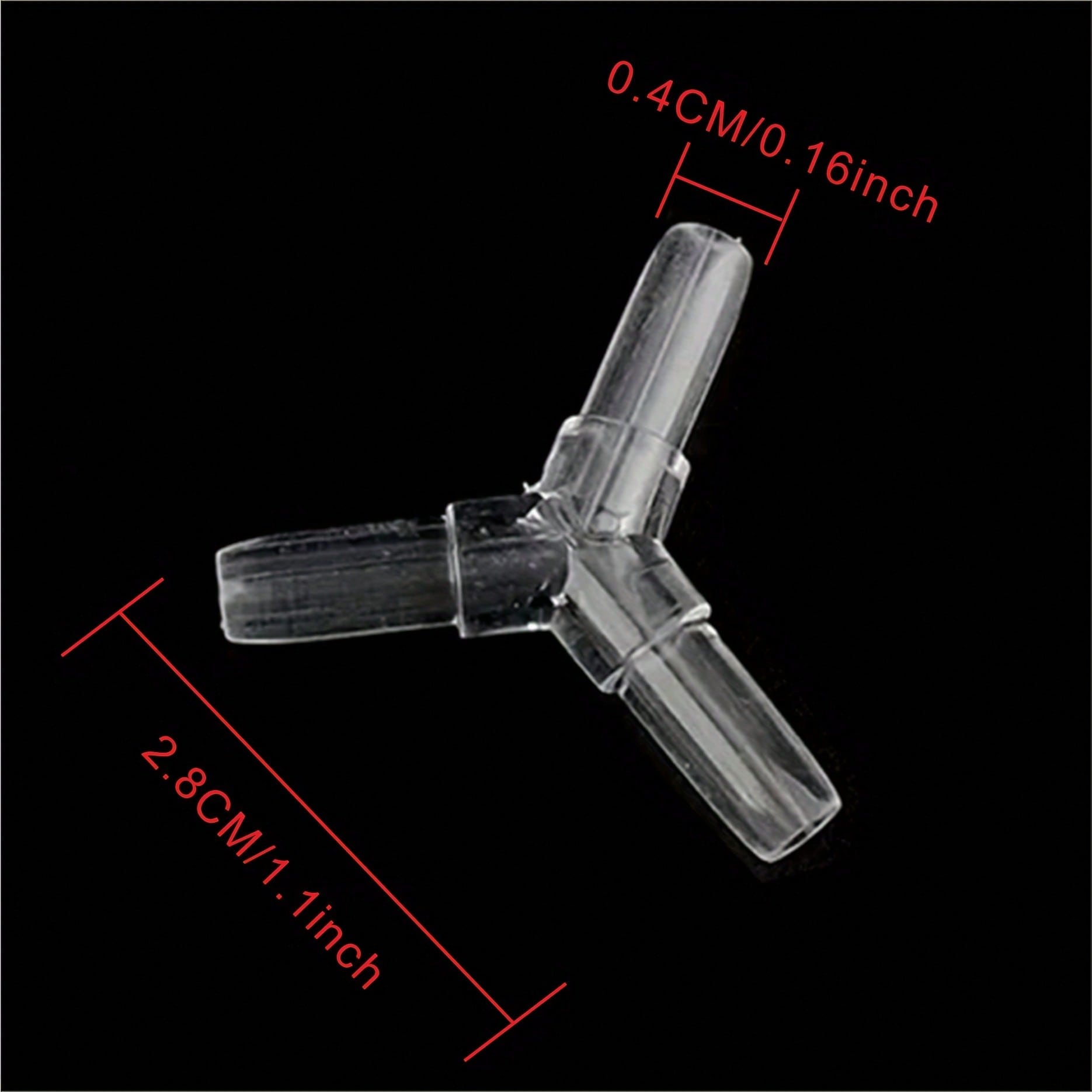 10 Pcs 4mm  Clear Plastic Aqua - огляд і ціна Fish Toy In Aquarium