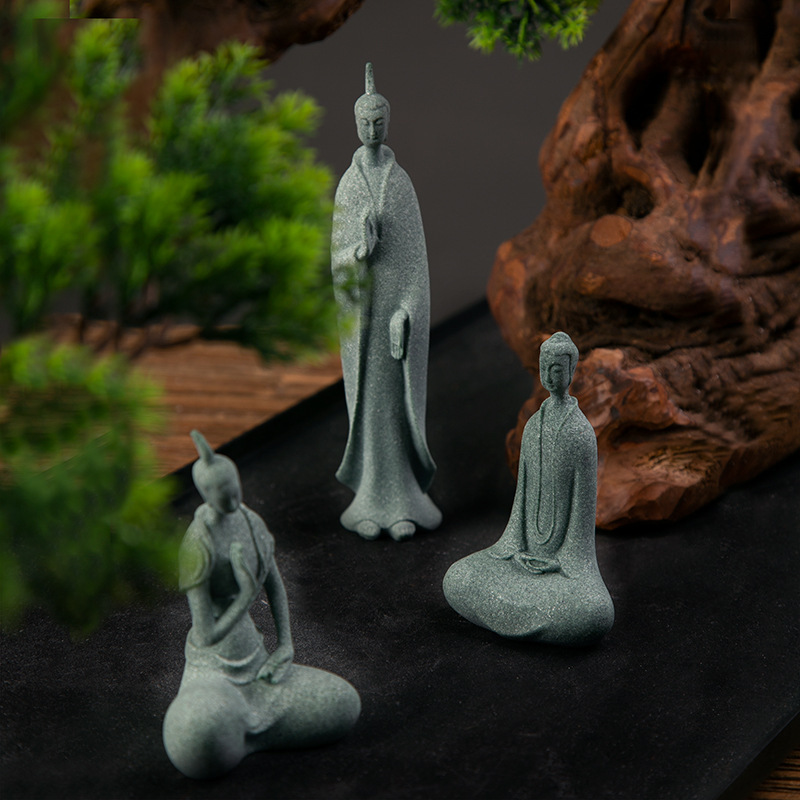 Mini Buddhist Monks Figurines  - огляд і ціна Aquarium Fish Small