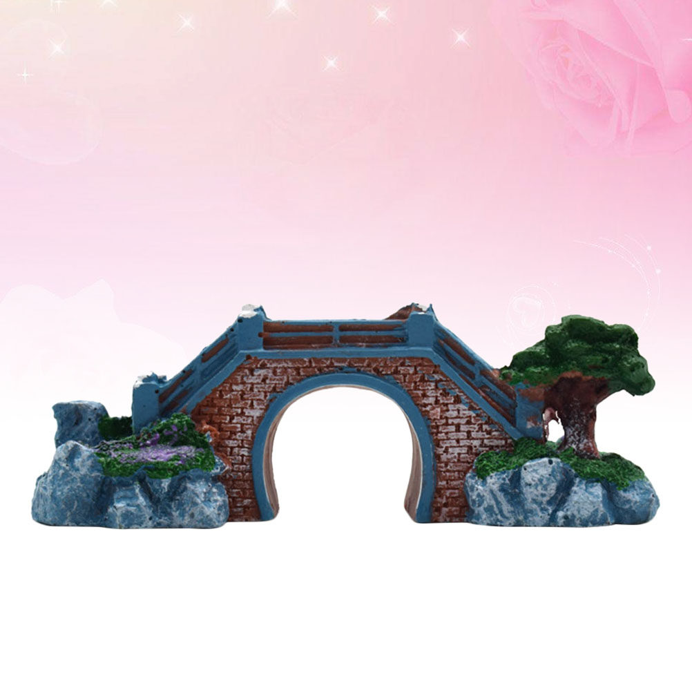 Fish Tank Resin Bridge Decorat - огляд і ціна Aquarium Fish Bridge