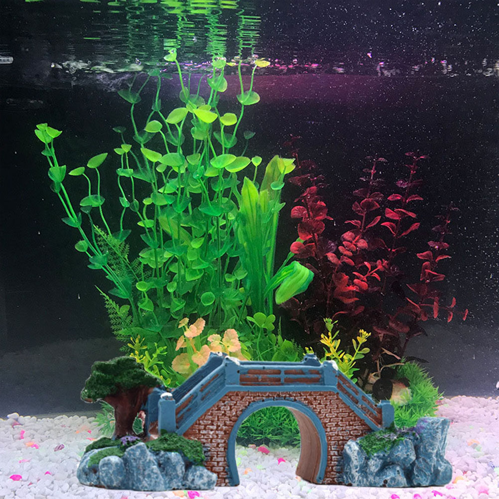 Fish Tank Resin Bridge Decorat - огляд і ціна Aquarium Fish Bridge