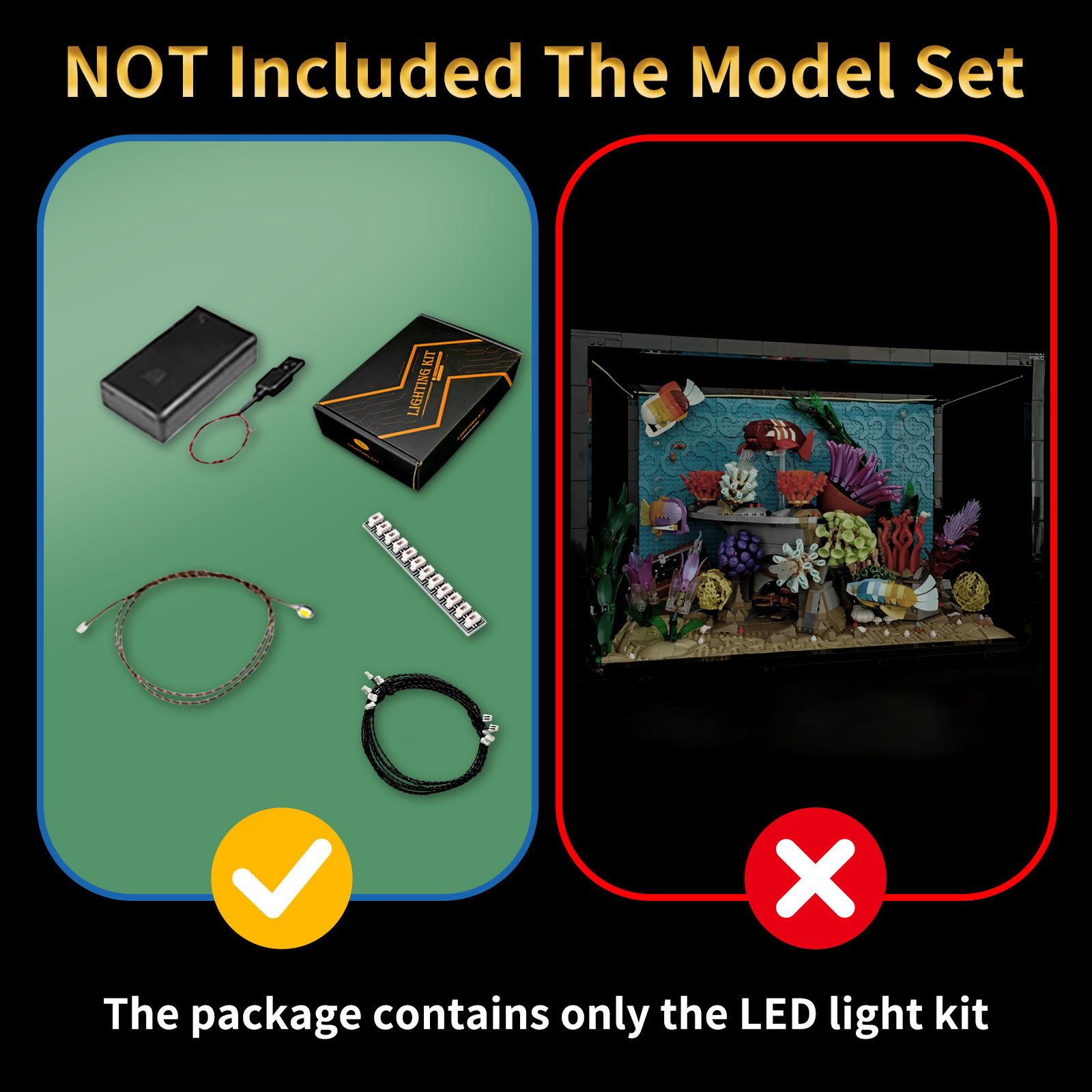 LYBMTWF LED Lighting Kit Compa - огляд і ціна Aquarium Led Light