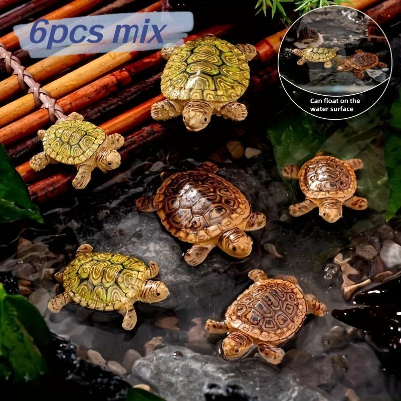 6 Mini Turtle Statues for Aqua - огляд і ціна Aquarium Fish Small
