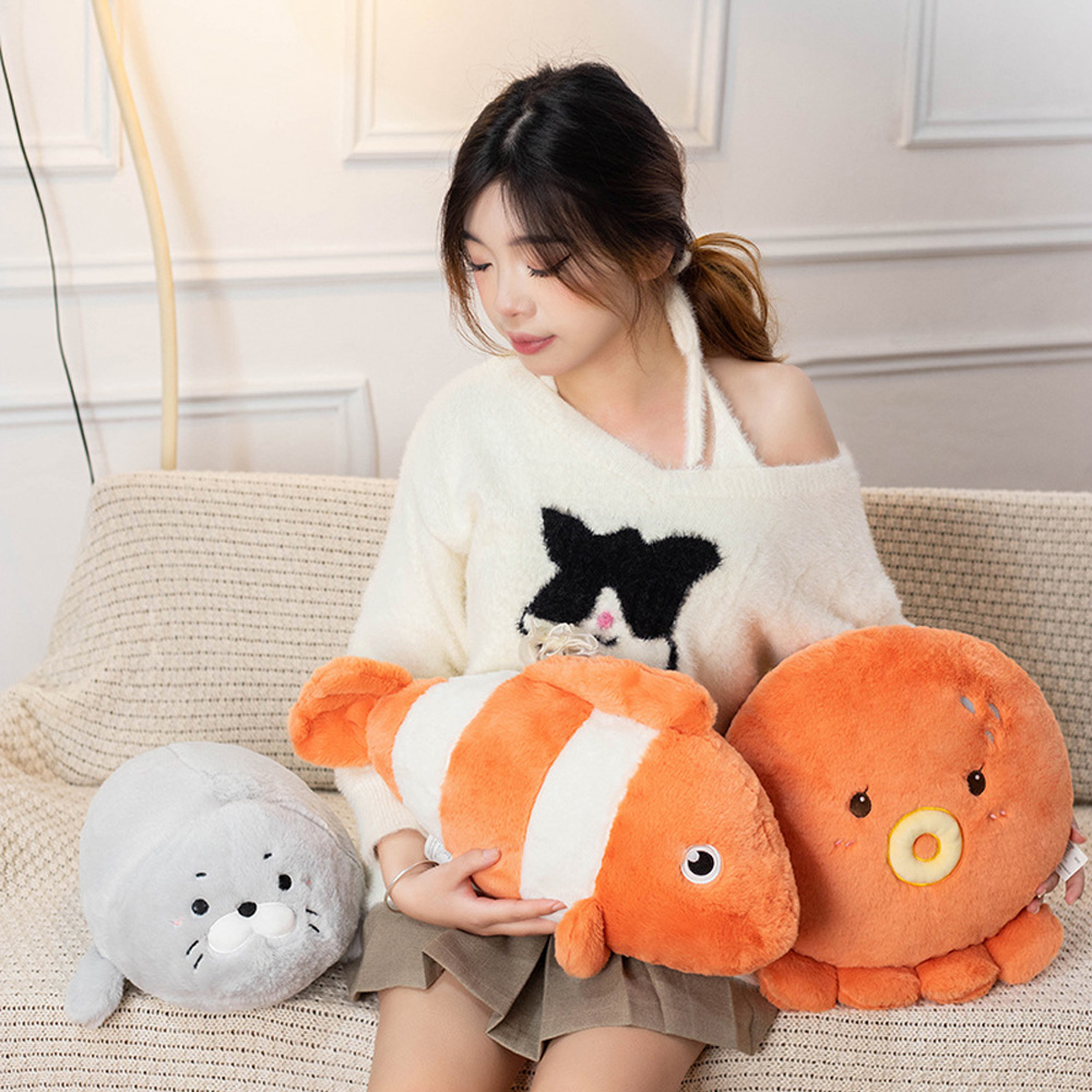 Cute Clown Fish Octopus Seal A - огляд і ціна Aquarium Fish Keeping