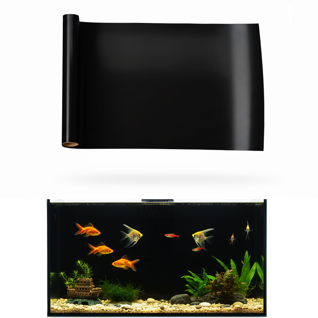 Aquarium Background Static Cli - огляд і ціна Aquarium Fish Poster