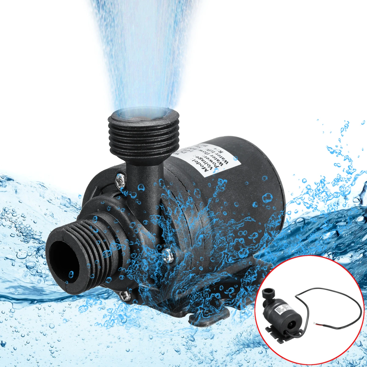 12V DC Submersible Water Pump  - огляд і ціна Powerhead Circulation Pump