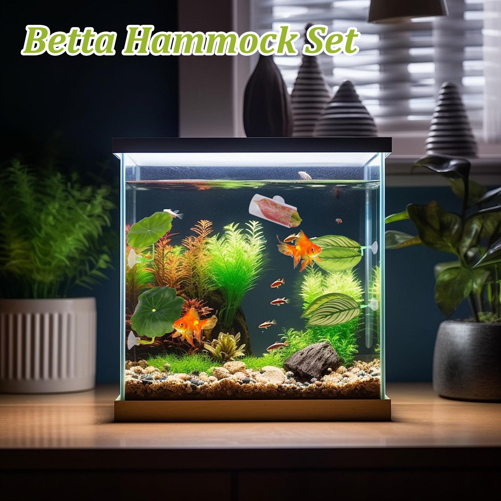 Betta Fish Hammock 5 Pieces Ad - огляд і ціна Fish Toy In Aquarium