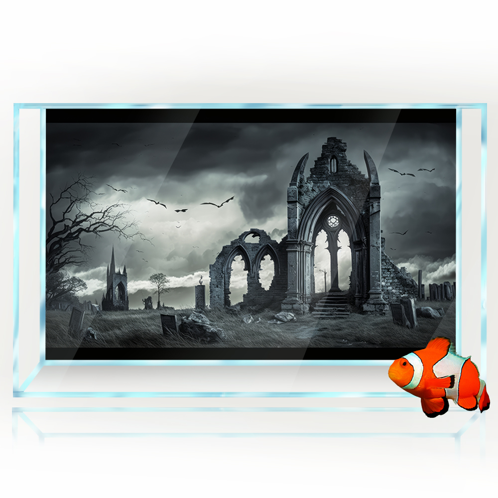 Aquarium Background Sticker De - огляд і ціна Aquarium Fish Poster