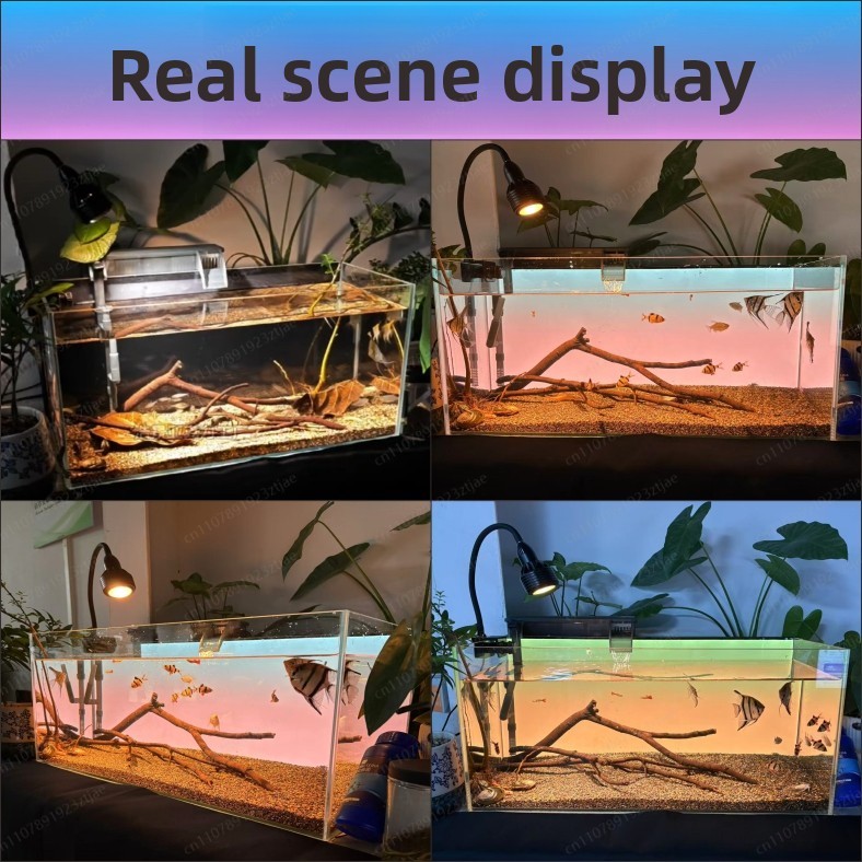 Black Acrylic Aquarium Backgro - огляд і ціна Aquarium Led Light
