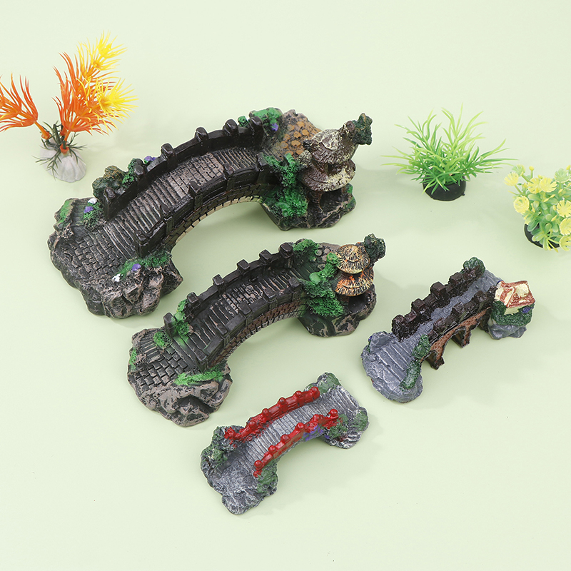 1PC Fish Tank Artificial Bridg - огляд і ціна Aquarium Fish Bridge