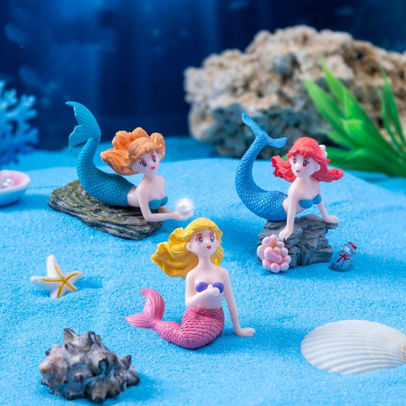 4Pcs Plastic Fish Tank Little  - огляд і ціна Fish Toy In Aquarium
