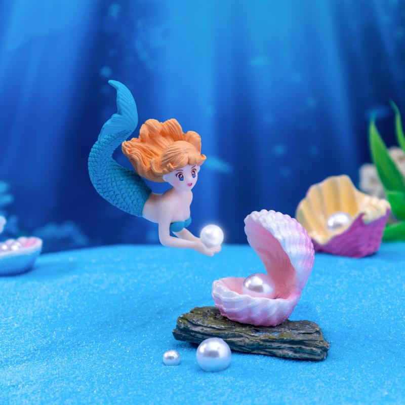 4Pcs Plastic Fish Tank Little  - огляд і ціна Fish Toy In Aquarium