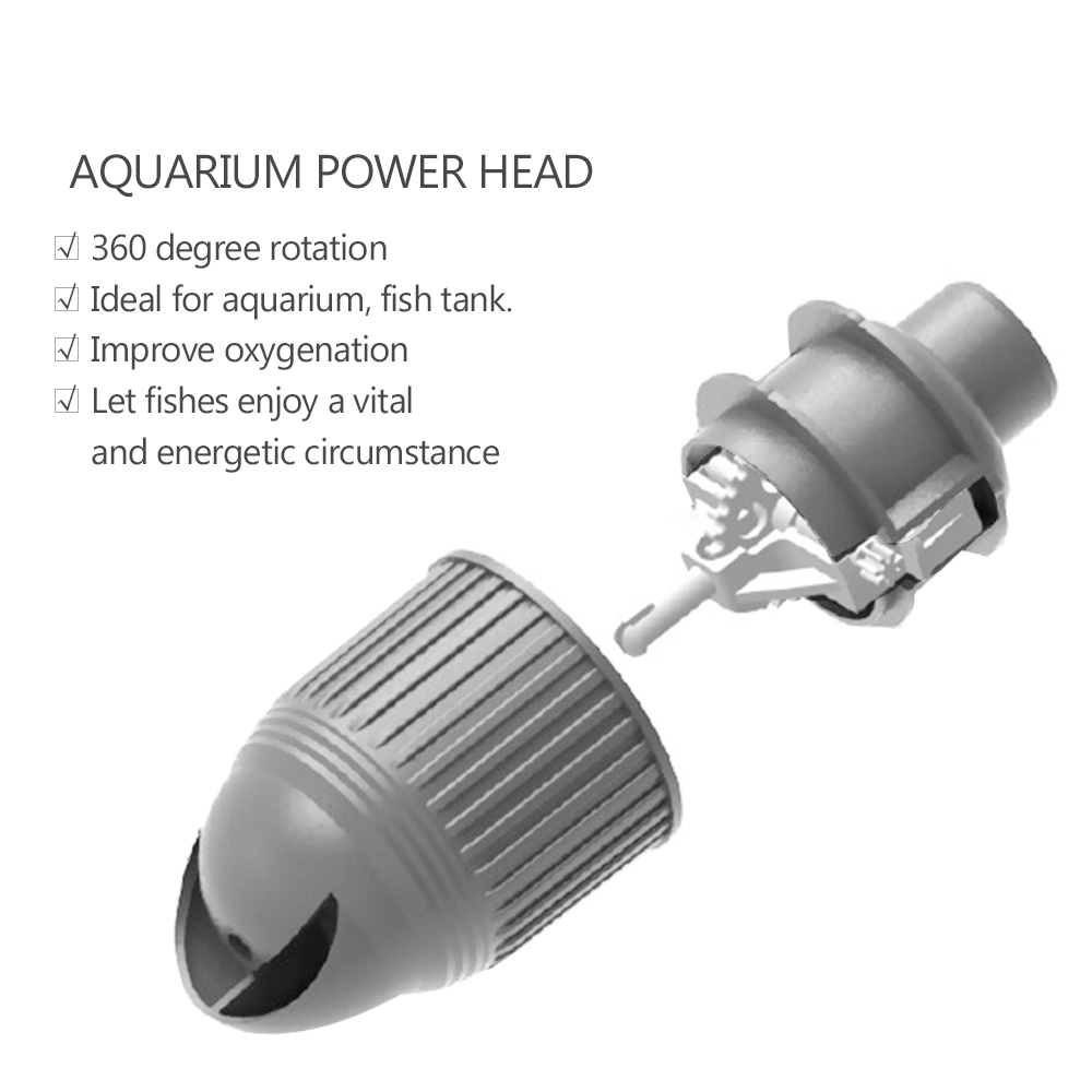 Aquarium Power Head Fish Tank  - огляд і ціна Powerhead Circulation Pump
