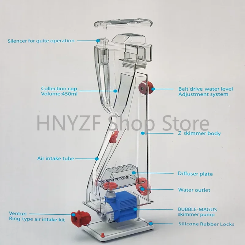 Bubble Magus Z5 Z6 Z7 Z8 Inter - огляд і ціна Protein Skimmer Reef