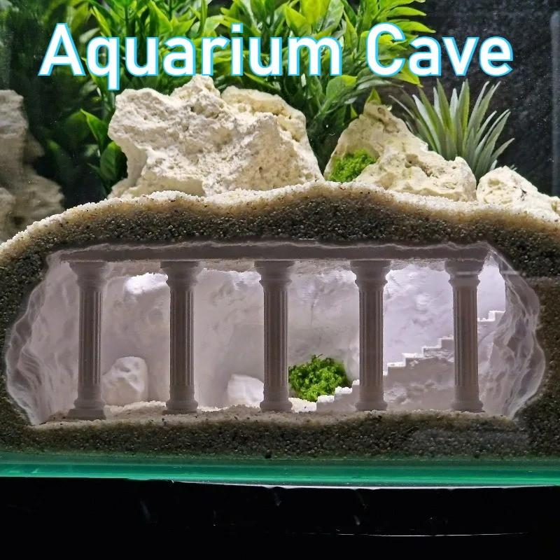 3D Printed Fish Tank Cave, Art - огляд і ціна Aquarium Fish Bridge