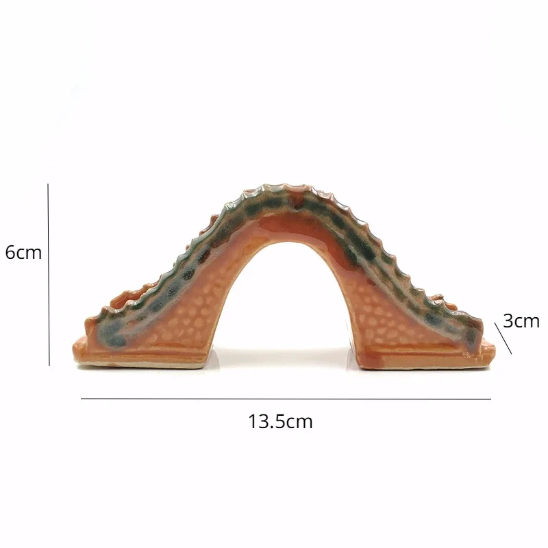 Resin Ceramic Jade Bridge Fish - огляд і ціна Aquarium Fish Bridge