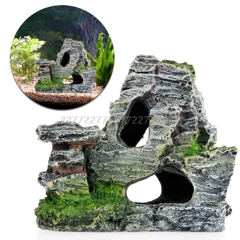 Mountain View Rockery Aquarium - огляд і ціна Aquarium Fish Bridge
