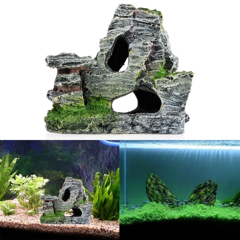 Mountain View Rockery Aquarium - огляд і ціна Aquarium Fish Bridge