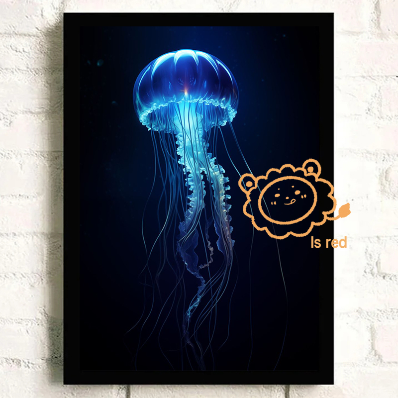 Underwater Space Poster Neon O - огляд і ціна Aquarium Fish Poster