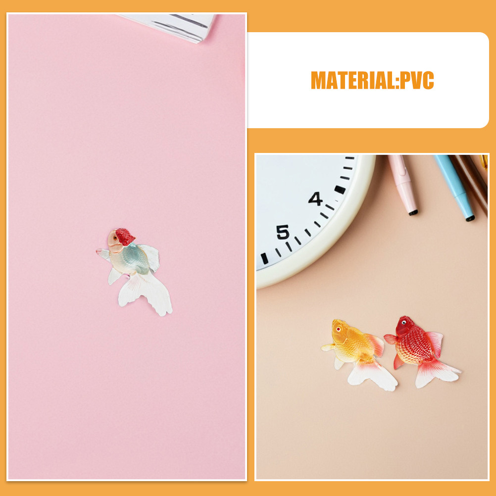 3Pcs Realistic Miniature Goldf - огляд і ціна Fish Toy In Aquarium