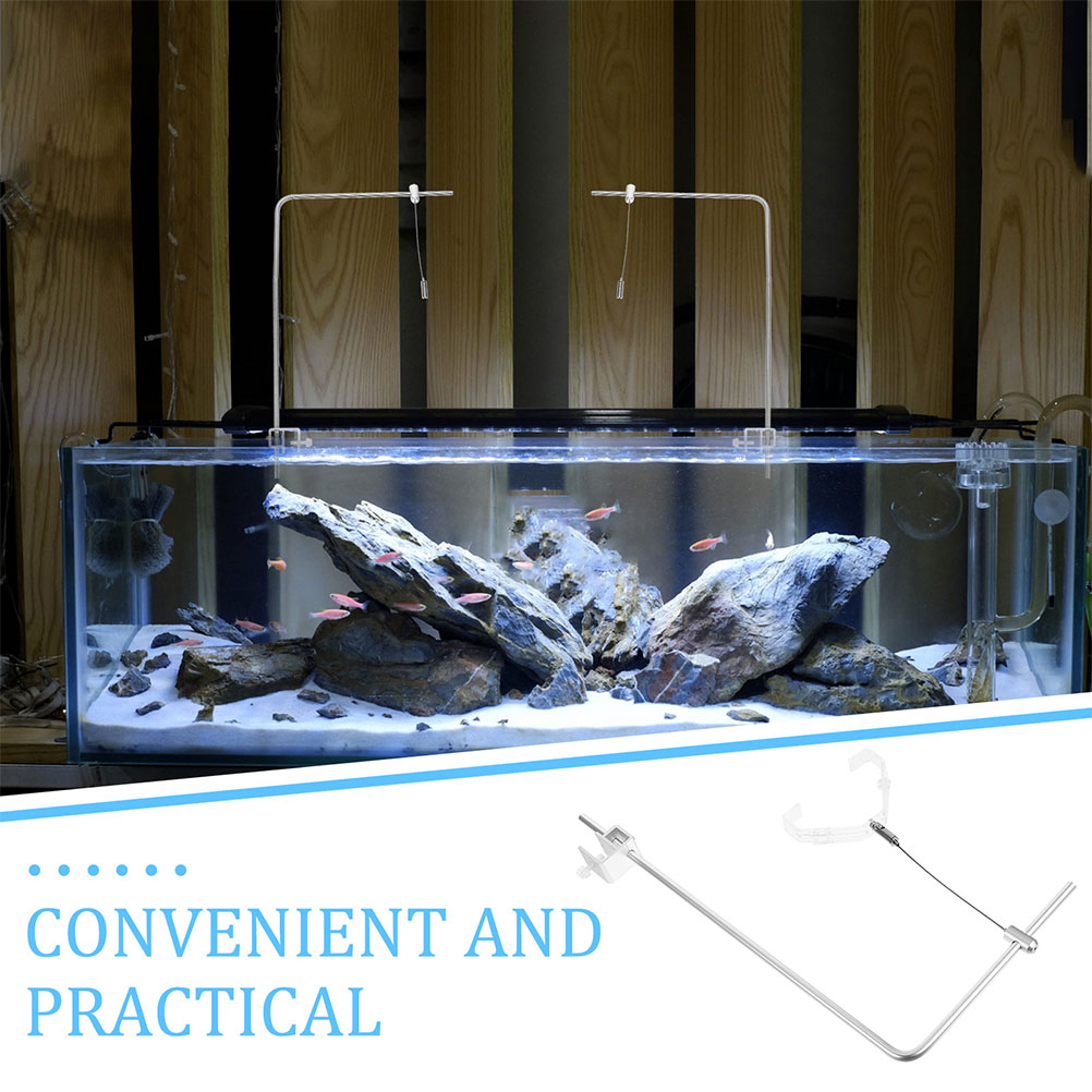 2pcs Aquarium Light Holder Wit - огляд і ціна Aquarium Fish Light Lamp