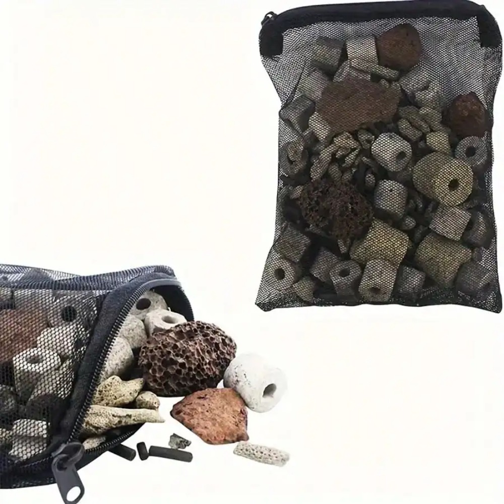 10pcs Black Mesh Filter Bags w - огляд і ціна Aquarium Fish Keeping