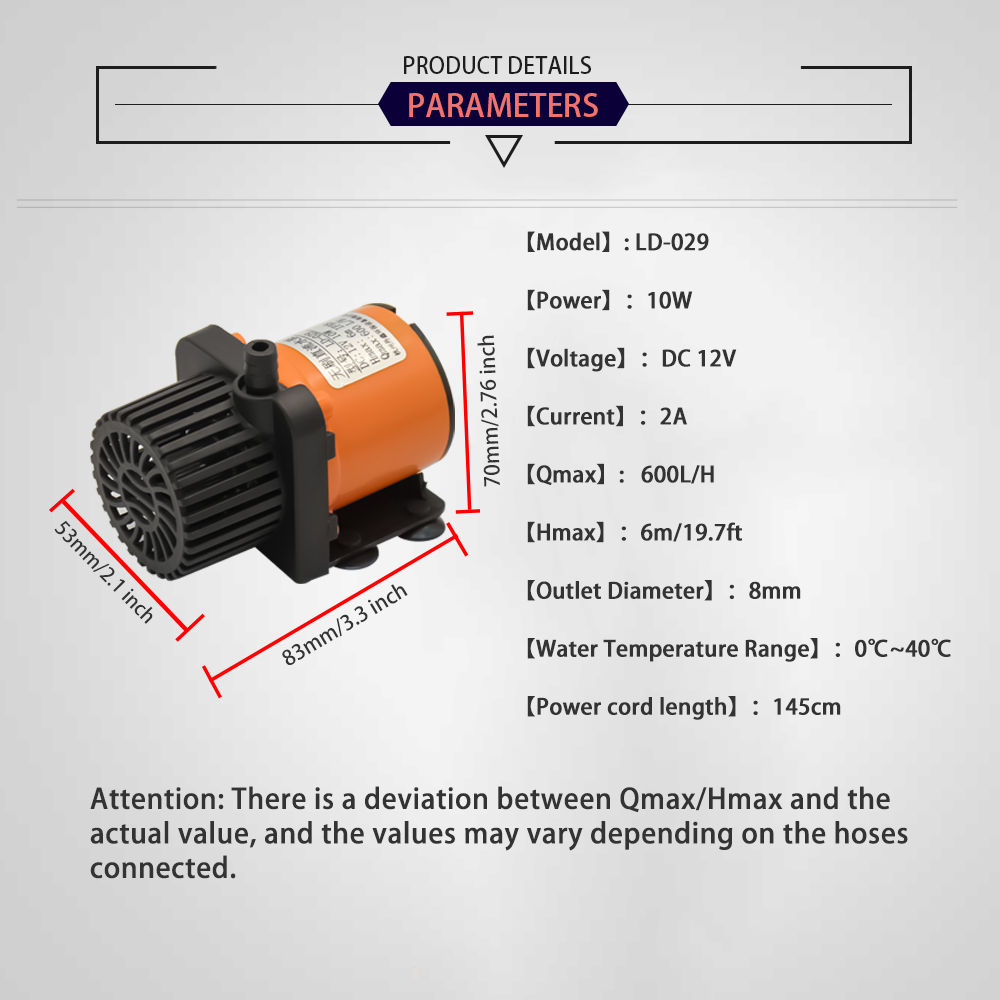 12V DC Brushless Small Submers - огляд і ціна Aquarium Fish Small