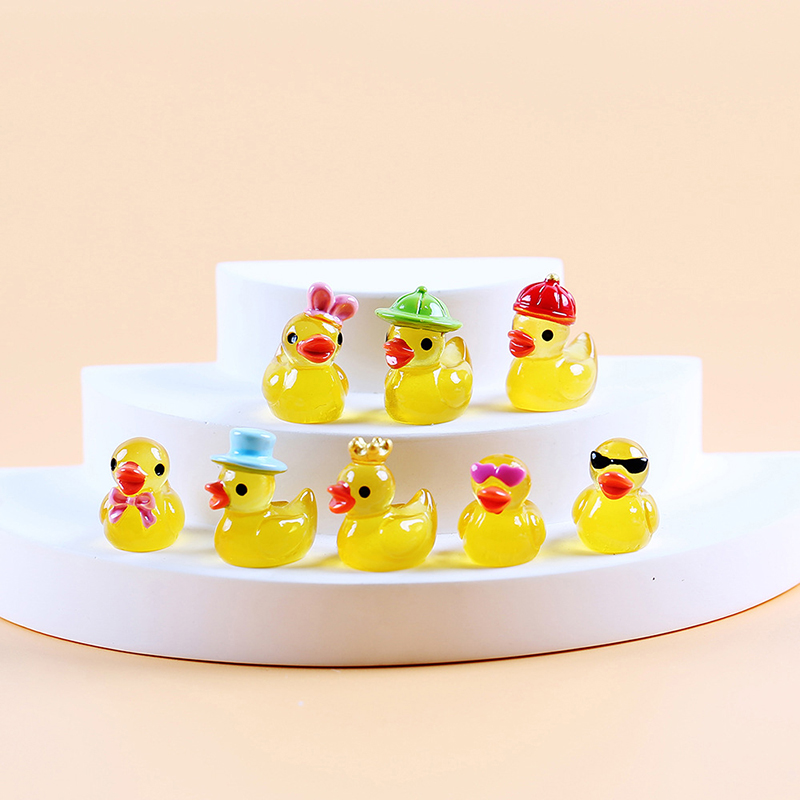 8pcs Luminous Resin Mini Yello - огляд і ціна Aquarium Fish Small