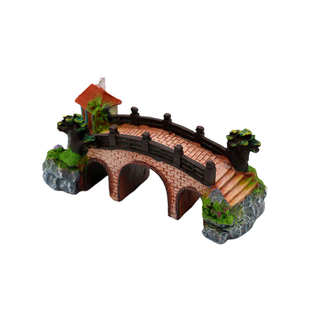 Artificial Three-Hole Bridge A - огляд і ціна Aquarium Fish Bridge