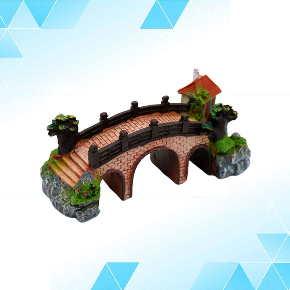Artificial Three-Hole Bridge A - огляд і ціна Aquarium Fish Bridge