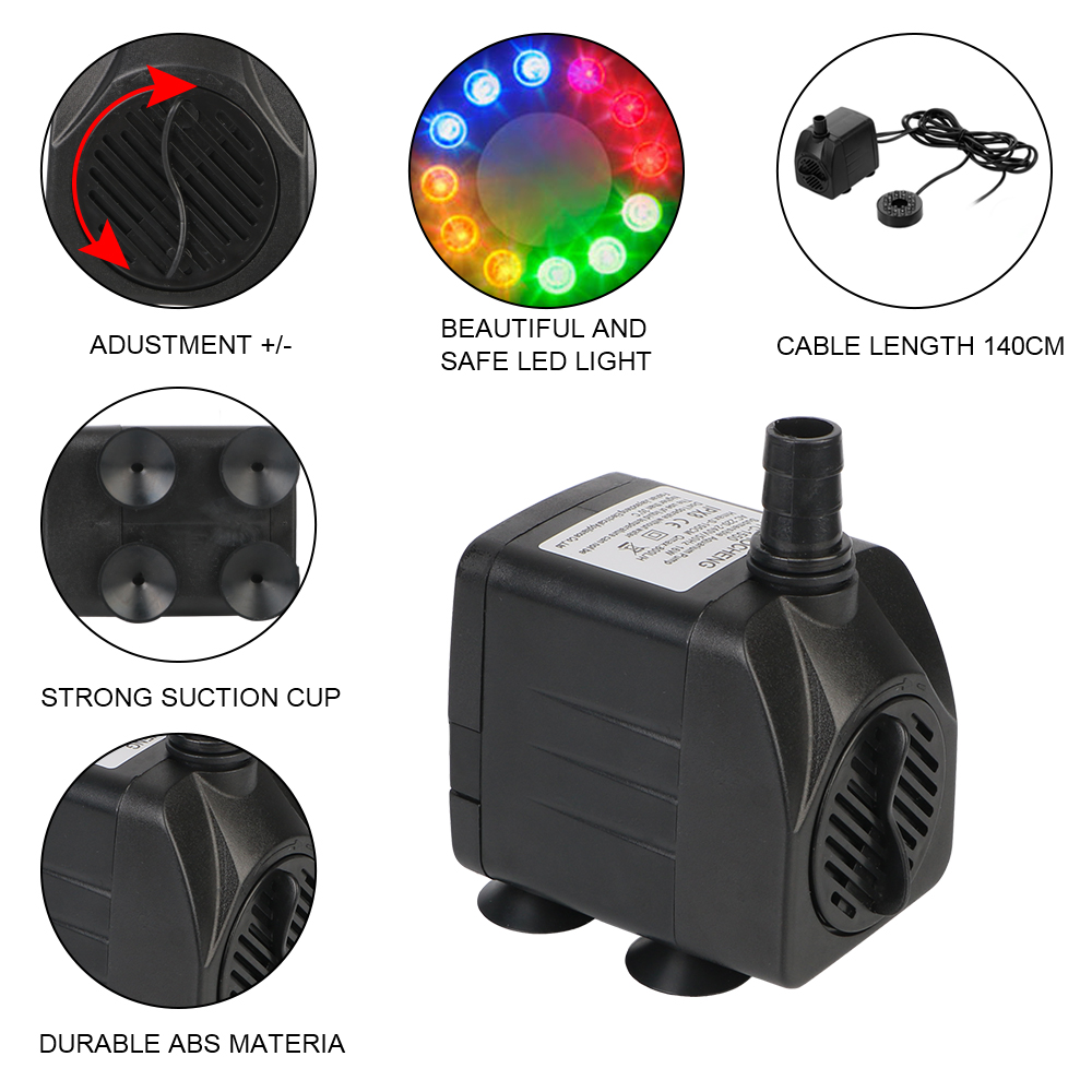 Submersible Fountain Ultra-qui - огляд і ціна Aquarium Led Light